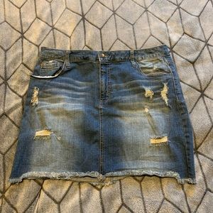 Denim skirt